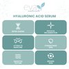 Pure Hyaluronic Acid Serum For Face - Facial Serum - Wrinkles and Fine Lines - Perfect Hydrating Serum for Face and Dry Skin - Pairs with Vitamin C Serum & Retinol Serum (2 Oz)