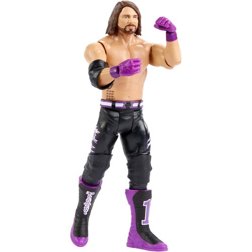 WWE SummerSlam AJ Styles Action Figure in 6-inch Scale with Articulation & Ring Gear Series #97
