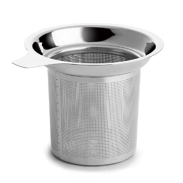 Extra Fine Mesh Tea Infuser Stainless Steel Tea Strainer for Loose Leaf Tea and Coffee, Tea Steeper with Large Capacity and Easy to Clean, Single Handle for Hanging on Teapots, Mugs, Cups