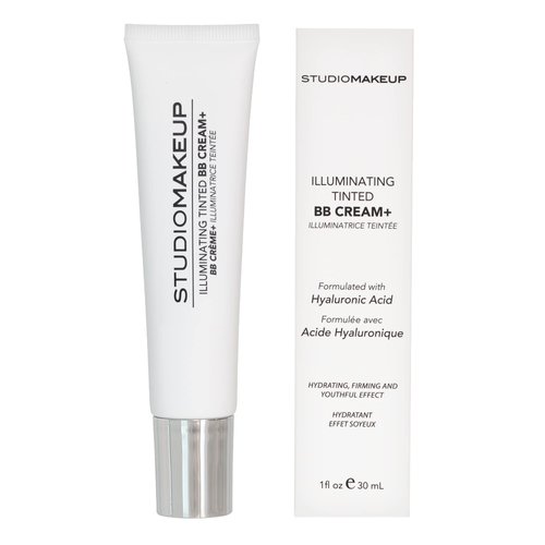 Studiomakeup Illuminating Tinted BB Cream– Lightweight BB Cream Tinted Moisturizer– Skin Tint Hydrating Foundation for Glowing & Even-Toned Skin– Neck & Face Makeup for All Skin Types (Light)