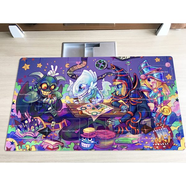 Mlikemat New Playmat Toon Monsters TCG CCG Trading Card Game Mat + Free Bag (ZD039-201-A)