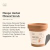 Hey Honey Skincare Mango Herbal Mineral Scrub Dead Sea Salt Exfoliator for Body & Face | Gently Buffs, Smooths & Hydrates Skin | Cruelty-Free, Paraben-Free, Vegetarian | 6.7 oz