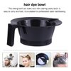 4pcs Hair Dye Bowl Salon Hair Color Bowl Mixing Bowls For Hair Color Hair Hair Dye Coloring (Black)