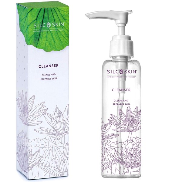 SilcSkin Cleanser - Prep Face & Body for Anti-Wrinkle Pads - Women & Men Face Wash - Gentle Makeup Remover - Glycolic Acid Free - Cruelty Free