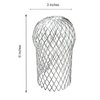Fuvtory 8 Pack Gutter Guards, Gutter Downspout Guard, Expand Aluminum Gutter Guard Strainer Filter, Gutter Downspout Protectors, Stops Blockage Leaves Debris (3.5 Inch)