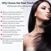 Root Touch Up Hairline Powder Stick - Temporary Gray Coverage, Waterproof Hair Shading Sponge Pen for Hair Filler and Root Dye (Dark Black)