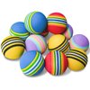 12 Pack Foam Cat Toy Balls Cat Foam Soccer Ball Pet Foam Ball Soft Cats Toys Sponge Balls Colorful Quiet Eva Interactive Toy Ball for Kitten Dog Puppy Indoor Activity Play Chase Training Chewing