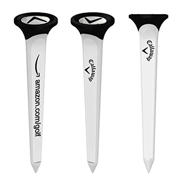 Callaway Par-Tee Plastic Golf Tees, 10 Pack,White
