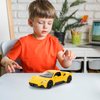RMZ City Alloy Toy Car, 1/36 Scale Maserati MC20 Diecast Model Car, Toy Car with Pullback Function, Model Toys for Collecting and Decorating, Car Gifts for Boys and Girls (Yellow)