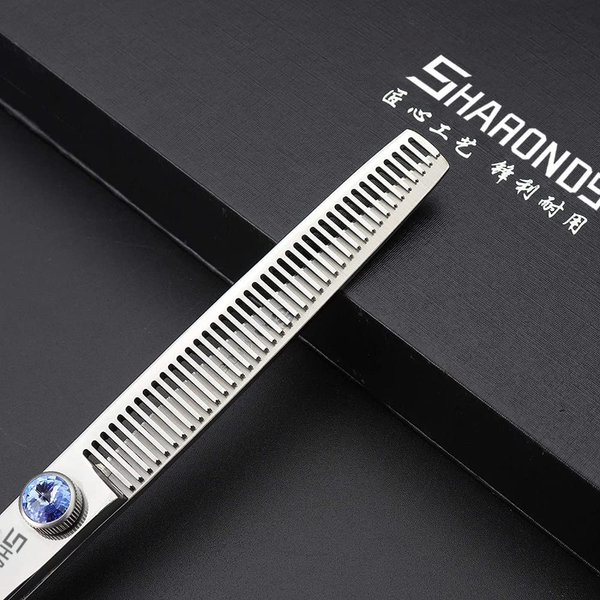 6/7/8/9 inch professional slim scissors set Japanese hairdressing scissors men or women hairdressing scissors (7 inches, 3 pieces)