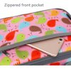 FlowFly Kids Lunch box Insulated Soft Bag Mini Cooler Back to School Thermal Meal Tote Kit for Girls, Boys, Bird