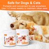 Dog Ear Finger Wipes, 100 Counts Ear Cleaner Wipes for Dogs and Cats, Pet Ear Wipes, Soft & Easy Otic Cleaning Pads, Remove Wax, Dirt & Stop Smelly, Itchy, Non-Irritating