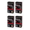 OS Speedy Hair Color No.6 Natural Brown Hair Dye Covers Gray Hair in Just 60 Seconds Without any odor Ammonia FREE (Pack of 4)