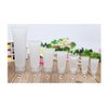UPSTORE 20PCS Emply Plastic Cosmetic Soft Tube Vial Bottles with Flip Cover Makeup Travel Sample Packing Storage Holder Container for Toothpaste Shampoo Facial Cleanser Body Lotion (20ml/0.7oz)