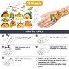 100 PCS Taco Bout Love Birthday Party Decorations Favors Supplies Temporary Tattoos Decor Mexican Fiesta Taco Twosday Tuesday Stickers For Boys Girls Gift School Prizes Rewards