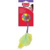 KONG Active Bubble Ball Lightweight Pompom Multi-Sensory Bat and Chase Cat Toy