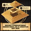 ESC WELT Quest Pyramid Puzzle Box - Escape Room in a Box - Brain Teaser Puzzle for Adults & Teenagers - Puzzle Box with Hidden Compartment - 3D Puzzle for Adults - Wooden Puzzle for Family Games