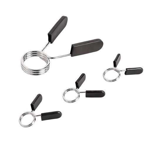 Barbell Clips 4PCS 1-Inch Spring Clip Collars, Barbell Clamps Only for Locking 1 Inch Diameter Standard Smooth Solid Rod Dumbbell Bar Clip Clamps for Dumbbell Ordinary Barbell