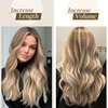 Czrleaty Mixed Blonde Tape In Hair Extensions Human Hair,Invisible Tape In Hair Extensions Human Hair,Seamless Remy Hair Extensions,Weft Hair Extensions Real Human Hair 20pcs 30g