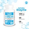 Supersmart - Catalase 500mg per Day (12500 CatU) - Natural Enzyme - Anti Gray Hair Supplement | Non-GMO & Gluten Free - 60 Delayed Release Capsules