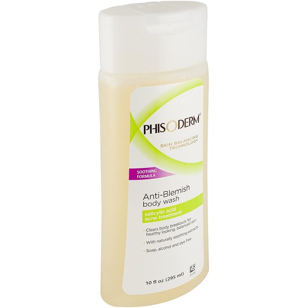 pHisoderm Anti-Blemish Body Wash 10 oz (Pack of 9)