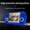 RG40XX H Retro Handheld Game Console 4.0-inch IPS Screen Linux System Game Player 64GB Card Preloaded 5000+ Games RGB Lighting 3200mAh Battery(RG40XX H-Blue)