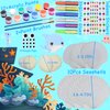Lanwexy Sea Shell Painting Kit for Kids DIY Painting Present for Girls Boys Christmas Day Arts & Crafts Kit for Age 4 5 6 7 8 9 10 11 12 13 Year Old Birthday Day