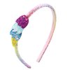 Beleki Glitter Headband for Girls, Sparkle Sequin Ice Cream Headband Rainbow Thin Headband Non-slip Hairband for Toddler/Girls/Teens/Kids 4-6 8-12