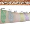 MEICOLY Green Body Glitter Stick,St.Patrick's Day Accessories Emerald Green Face Glitter Makeup,Waterproof Mermaid Face Glitter Gel,Chunky Sparkly Body Glitter For Women,Saint Patricks Day Decorations