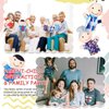 6 Pcs Family Style Hand Puppets Soft Plush Puppets Family Members Cute Hand Puppets Toys for Teachers Parents Shows Story Time Playtime Schools, Grandparents, Mom, Dad, Brother, Sister