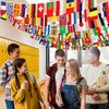 Consummate 224 Countries International World String Flags Banner Set Small Mini National Bunting Flags,All Countries Flags for Olympic,Bar,Sports Clubs,School Festivals Decorations,235 Feet