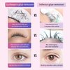 Eyelash Extensions Remover 15g 1 Minutes Fast Dissolve Remove Eyelash Extensions No Damage to Natural Lash Dissolve Lash Extension Glue Eyelash Adhesive Remover Professional Supplies (Peach)