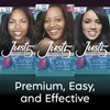 Just 5 Women's 5 Minute Permanent Hair Color with Conditioner, Grey Hair Coloring for Women - Jet Black