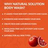 Natural Solution Body Wash, Made with Organic Blood Orange Extracts & Himalayan Pink Salt, Moisturize Skin with Hydrating Shower Gel for Oily Skin – 17 fl oz
