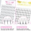 Premade Fans Eyelash Extensions 14D-D-0.05-9mm Premade Volume Lash Extensions Pointed Base Fans 0.05 Premade Volume Fans C D Curl 14D-D-0.05,9mm