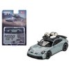 1:64 Diecast Model Car Compatible with Mini GT Porsche 911 Dakar Shade Green Metallic Limited Edition MGT00780