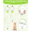 Bolpetizo Cat Toys, Hanging Automatic Interactive Cat Toy, Colorful Bouncing Mice, Extra Long Elastic Rope, Motion Activated Rechargeable Cat Feathers Toys, Interactive Cat Toys for Indoor Cats/Kitten
