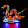 DALDED LED Lighting Kit for Lego Auspicious Dragon, LED Light Compatible with Lego 80112 Building Block Models (Remote Control Version)