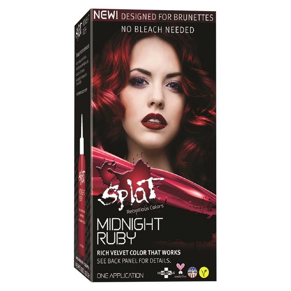 Splat Rebellious Semi Permanent Fantasy Complete Hair Color Kit in Midnight Ruby