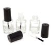 Honbay 6PCS 5ml Empty Nail Polish Glass Bottles with Brush Cap