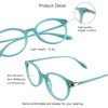 VisionGlobal Blue Light Blocking Glasses, Anti Eyestrain, Computer Reading/Gaming/TV Glasses for Women, Anti UV, Anti Glare(Blue,+1.25 Magnification)