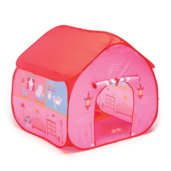 Pop It Up | Dollhouse Tent with House Playmat Playhouse Pretend Play, Toddlers & Kids Ages 3+ Fun2Give