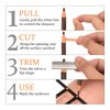 ATOMUS 6pcs Eyebrows Pencil Set Waterproof Eyebrow Tattoo Microblading Pencils Kit Peel-off Brow Pencil Brown Light Brown Dark Brown 3Colors Brow Pencil Set For Marking