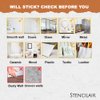 Clock face Stencil Pattern for Home Decor and Crafts, Reusable Mylar Template, Classic Numbers Design for Walls, Wood, and Art Projects - Size A3 (11.7" x 11.7")