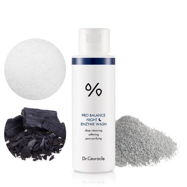 Dr.Ceuracle Pro Balance Night Enzyme Wash | Maltose, Corn Starch Powder Cleanser Removing Sebum | Exfoliating, pH Balancing Care, Hydration | Healthy Probiotics | Korean Daily Cleansing