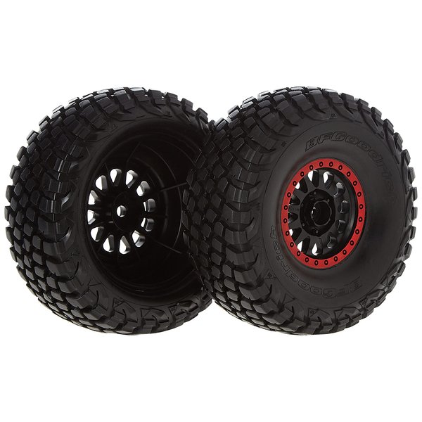 Traxxas 8474 Method Race Wheels with Bfgoodrich Baja Tires, Black