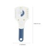 Lurrose Hair Cutter Comb Hair Shaper Razor Comb Double Edge Razor Hair Thinning Razor Comb for Home Salon Hair Cutting Styling Tools (White and Blue)