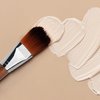 1PCS Foundation Brush Classic Base Makeup Brush Premium Face Makeup Brushes Flat Tongue-Shape Concealer Makeup Brush for Liquid Cream Foundation Powder Buffing Blending Buildable Coverage,Eco-Friendly