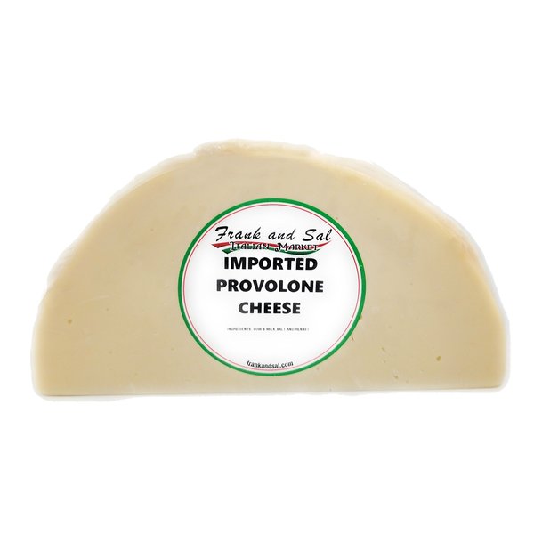 Provolone Cheese Premium (Sharp) One Pound. Frank and Sal Imported Cut Fresh and Vacuum Sealed Daily To Order
