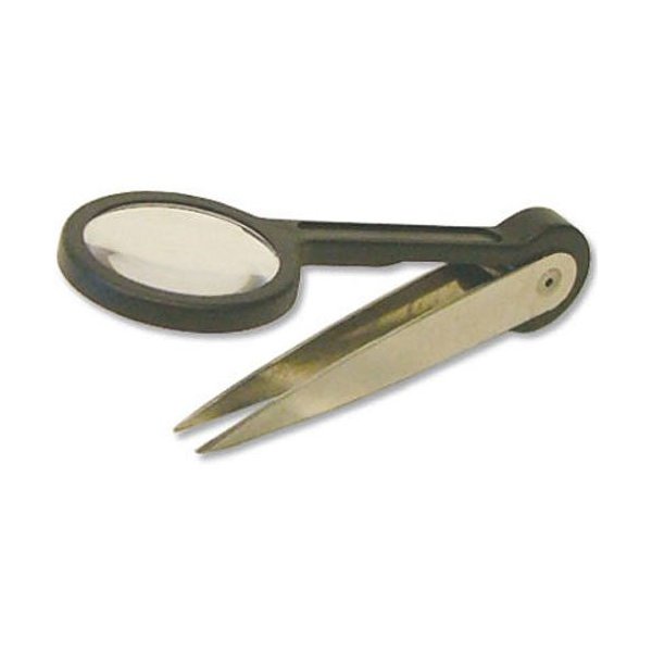 HY-KO PROD Tweezers/Magnifying Lens, 30 Piece (KB341-BKT)